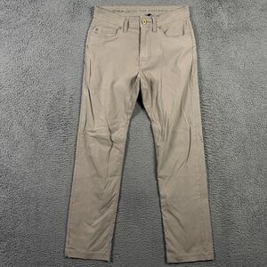 Prana Pants Mens 30x31 Brown Stretch Brion Pant Outdoor Hiking Travel